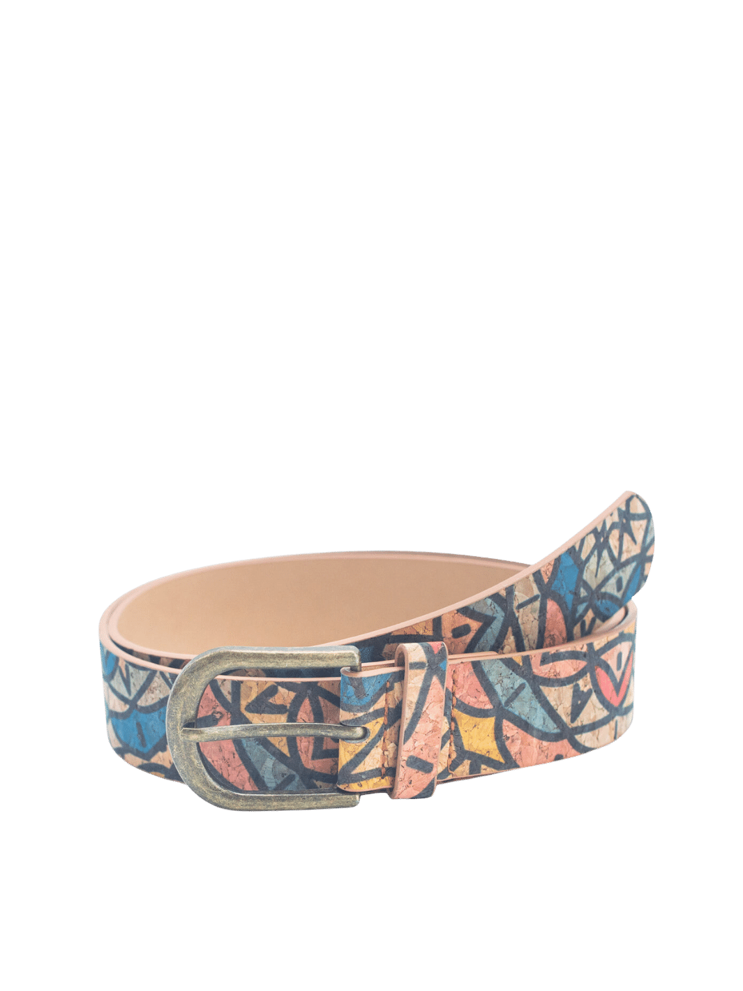 Ceinture pour femmes en liège naturel et vegan